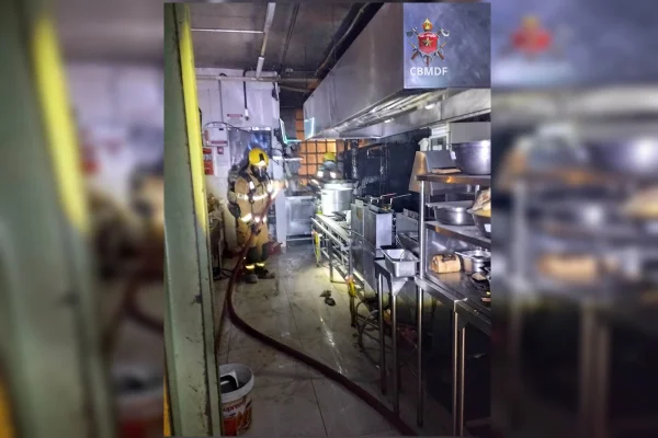 Incêndio em cozinha - Metrópoles