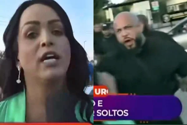 Segurança de MC Ryan SP teria empurrado Lisa Gomes, repórter do SBT