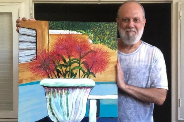 Paulo Giardini gostava de pintar quadros - Metrópoles
