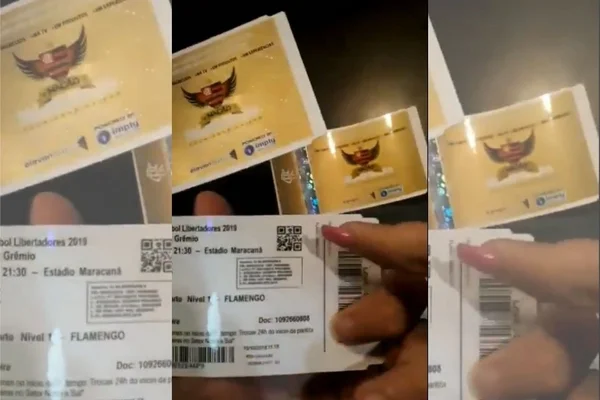 Flamengo exibe vídeo de alerta contra ingresso falso no Maracanã
