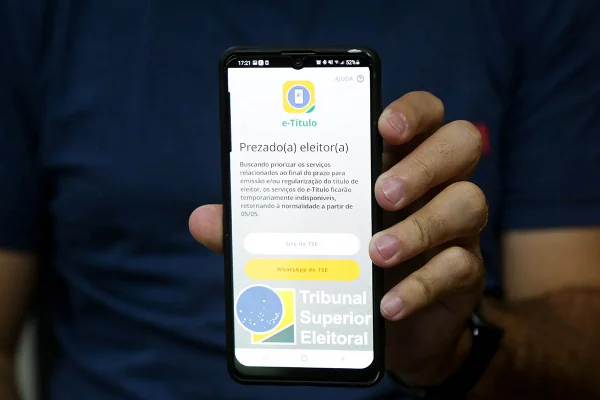 Aplicativo e-Título fica fora do ar