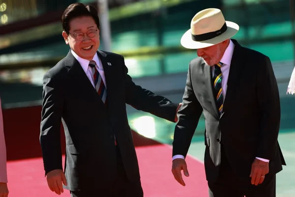Ao lado de Lula, presidente da Coreia do Sul Lee Jae Myung cumpre visita de Estado no Brasil