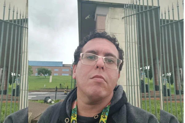 Foto colorida de Leandro Flaeschen Moreira, morto pelo enteado em Jaguariúna (SP) - Metrópoles