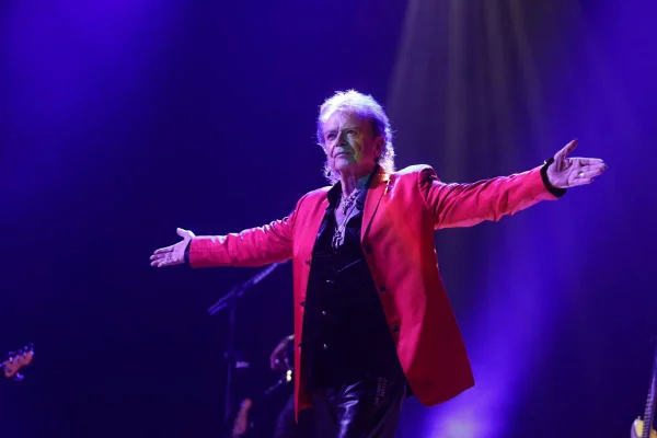 O duo australiano Air Supply em show em Brasília, nesta terça-feira (16/4)