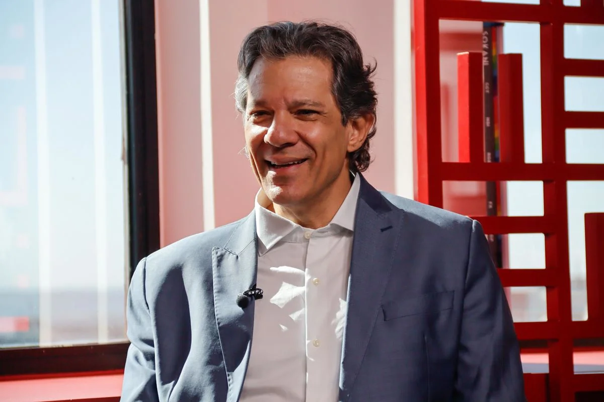 O ministro da Fazenda, Fernando Haddad