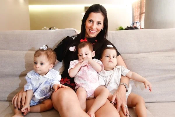 Especial de Dia das Mães: a vida com trigêmeas