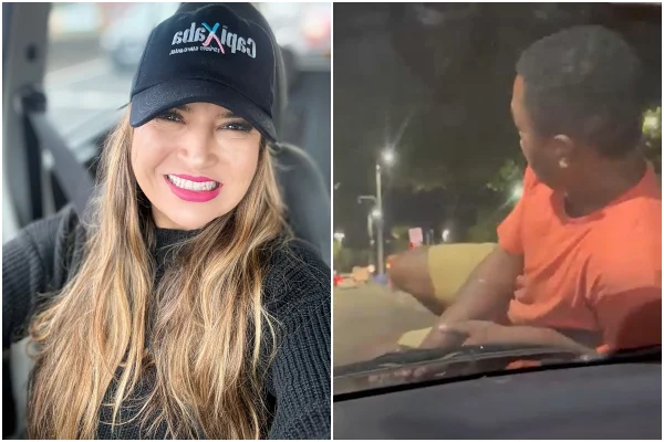 Homem anda por quilômetros após pular e grudar em capô de carro de mulher no ES - Metrópoles