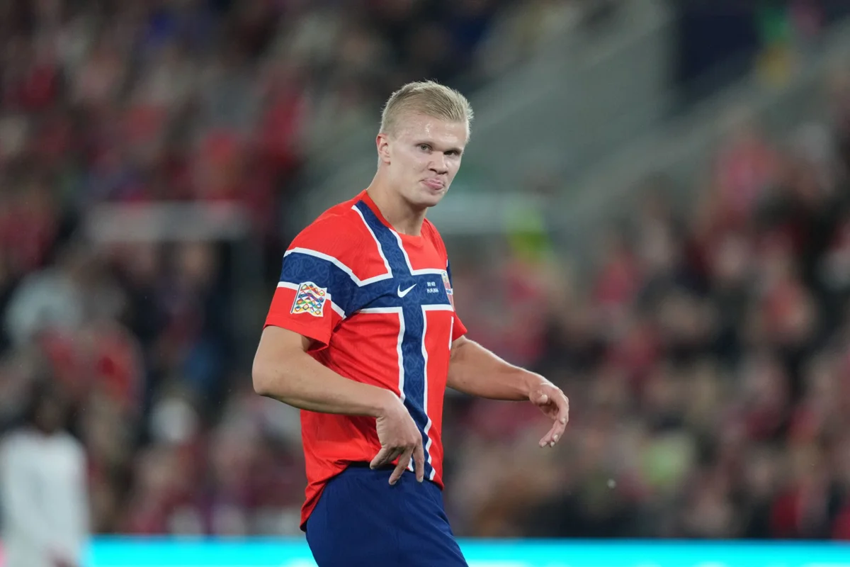 Erling Haaland, pela seleção da Noruega Erling Haaland, pela seleção da Noruega