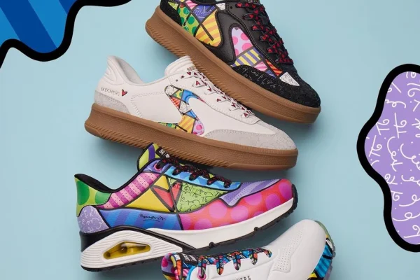 Polêmico, Romero Britto cria coleção em conjunto com a Skechers