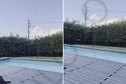 Foto da piscina da casa de Fant, em Portugal, usada em reality show Foto da piscina da casa de Fant, em Portugal, usada em reality show