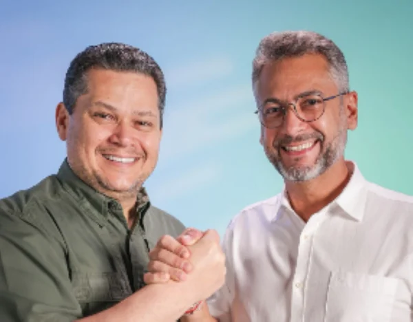 Presidente do Senado, Davi Alcolumbre (União Brasil-AP), e governador do Amapá. Clécio Luís