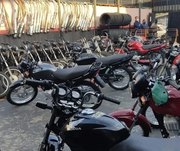 Vídeo: PM apreende 52 motos roubadas no DF, em GO e outras regiões