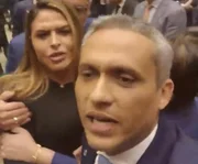 Gustavo Gayer e Silvye trocaram acusações Gustavo Gayer e Silvye trocaram acusações