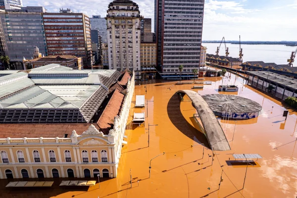 Fotos gerais enchente em Porto Alegre - Rio Grande do Sul