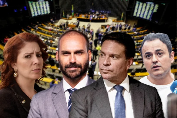cassação de Zambelli, Eduardo, Ramagem e Glauber Braga copiar