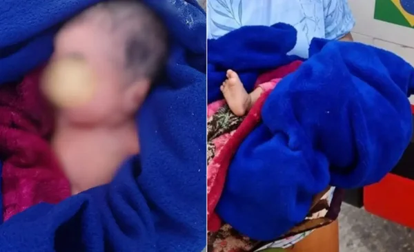 bebê resgatado