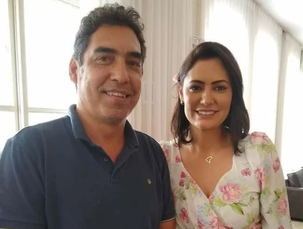 Ronaldo Dias e Michelle Bolsonaro