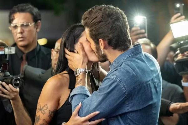 Ana Castela e Filipe Bragança em cena de Coração Acelerado