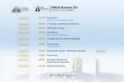 Programação evento católico