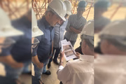 Renato Rainha visitou obras no início de agosto 