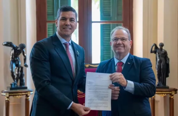 Imagem colorida de candidatura da capital do PAraguai para sediar Jogos Pan-Americanos- Metrópoles