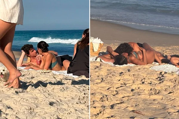 Fã fotografou Bruna Marquezine e Shawn Mendes na praia