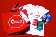 O kit atleta é composto por bolsa, camiseta da competição, garrafa de água e um par de meias do Metrópoles Endurance Cycling
