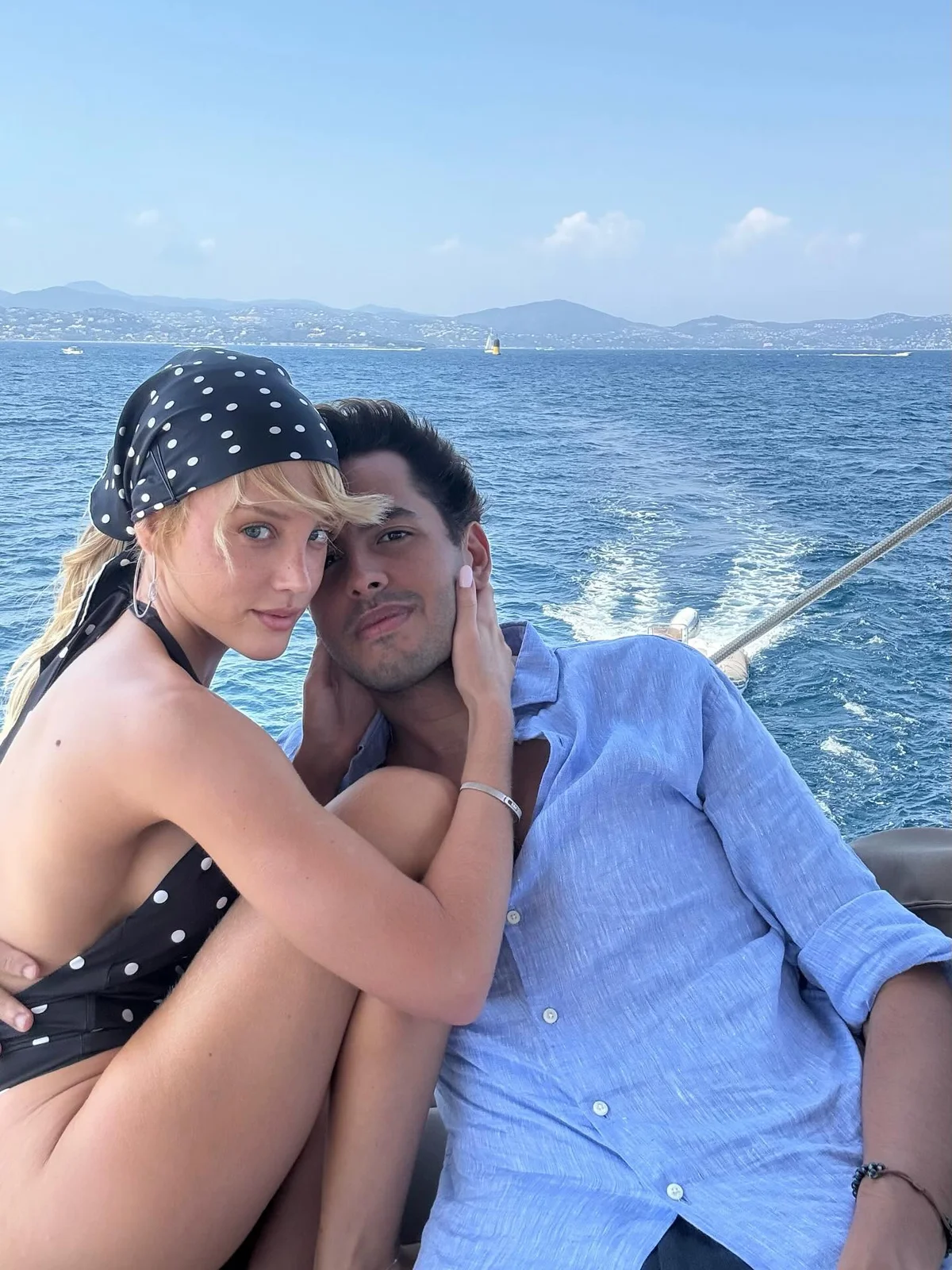 Malu Borges e seu marido, João Santiago
