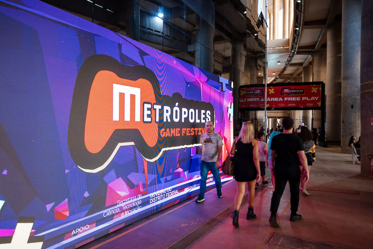 Metrópoles Game Festival estreia com casa cheia e atrações para todos os públicos