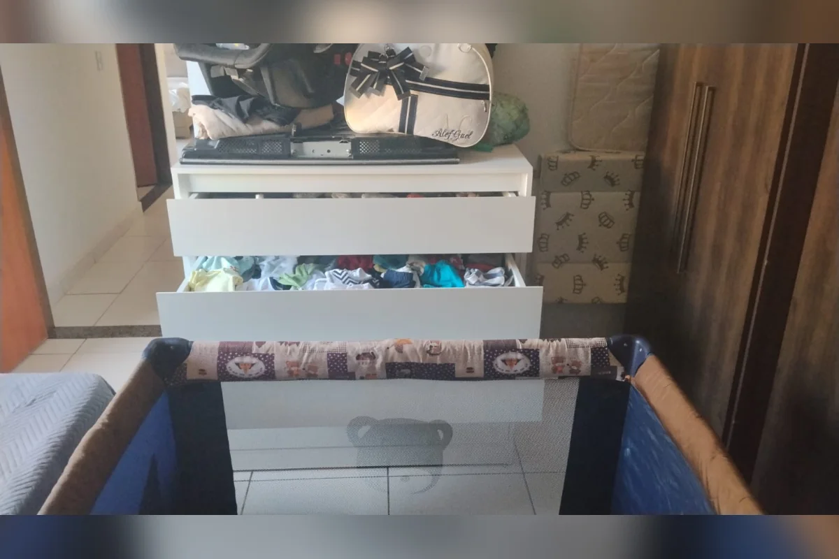 O quarto do bebê já estava todo montado O quarto do bebê já estava todo montado