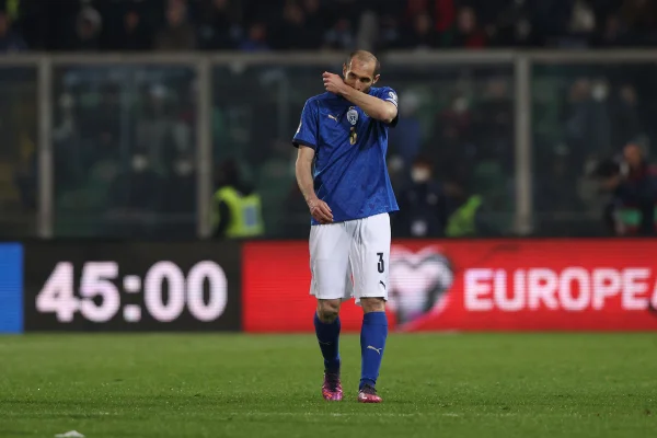 Chiellini planeja se despedir da seleção italiana contra a Argentina