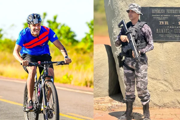 policial militar Aoliabe Silva Santos teve diagnostico de artrose avançada no quadril após acidente de moto. Metrópoles