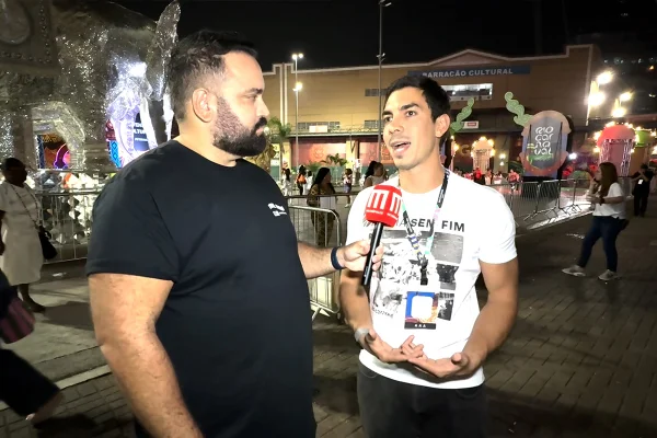 Gabriel David conversa com Lucas Pasin