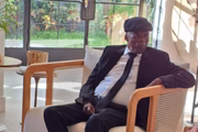Milton em sua casa, no Rio de Janeiro, quando recebeu o título da Unicamp 