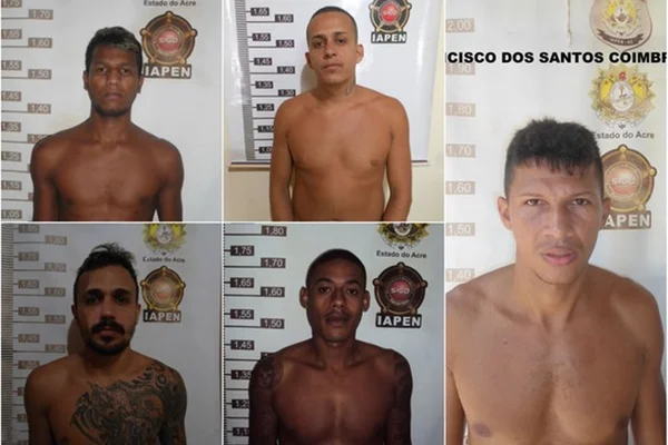 Seis presos são recapturados após fuga em massa do PCC no Acre