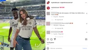 Foto de Virginia e Vini Jr. feita com IA