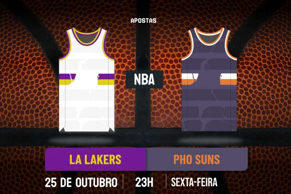 Palpite Los Angeles Lakers x Phoenix Suns - APOSTAS