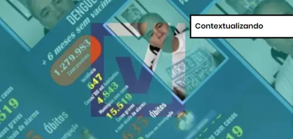 Captura de tela de post sobre a oferta de vacina contra a dengue no Brasil