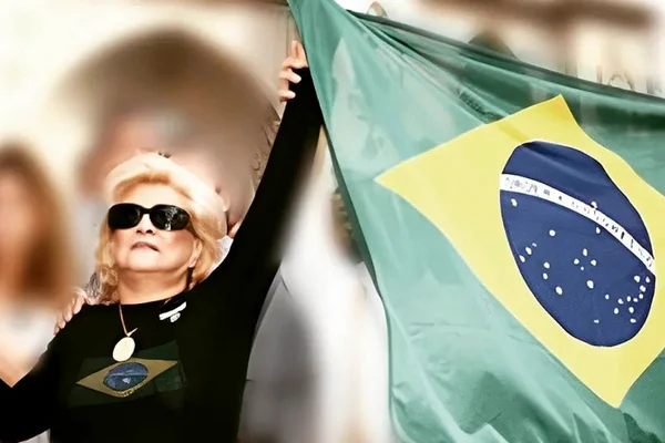 Perfil de Hebe Camargo apaga foto de apresentadora com bandeira do Brasil