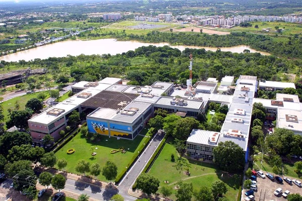 Vista aérea do Palácio Paiaguás, Cuiabá-MT