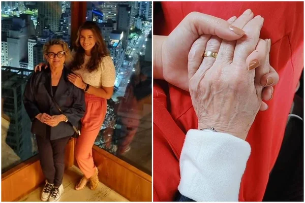 Fafy Siqueira se declara para namorada 34 anos mais jovem