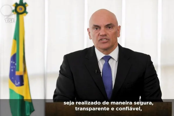 Alexandre de Moraes em pronunciamento
