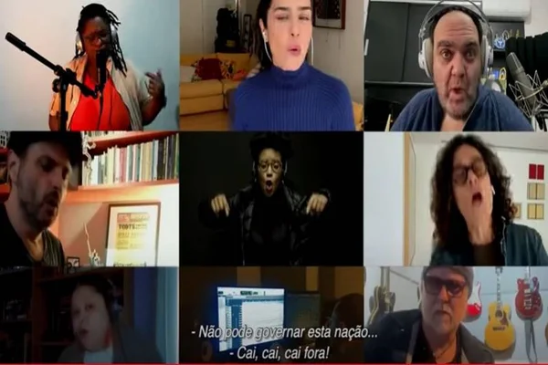Artistas se unem e pedem impeachment de Bolsonaro em videoclipe