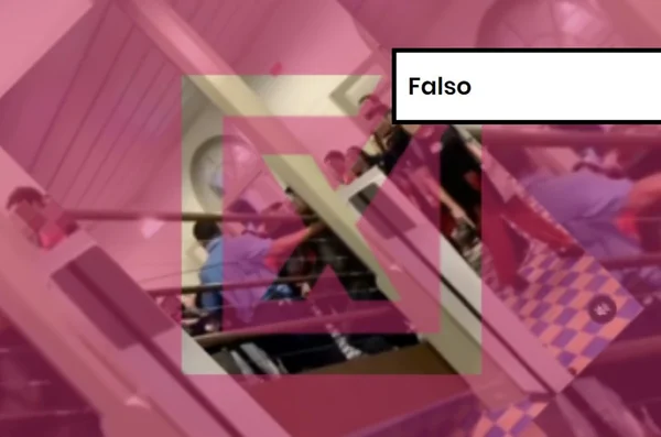 Imagem colorida de postagem falsa