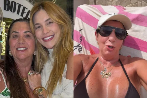 Virginia brinca ao mostrar mãe tomando sol: “É pra isso que eu trabalho”
