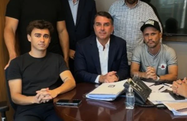 Nikolas Ferreira, Flávio Bolsonaro e Cleitinho Azevedo