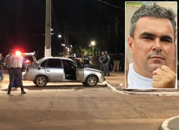 Imagem colorida da cena do crime onde o corpo do PM Djalma Aparecido da Silva foi encontrado - Metrópoles