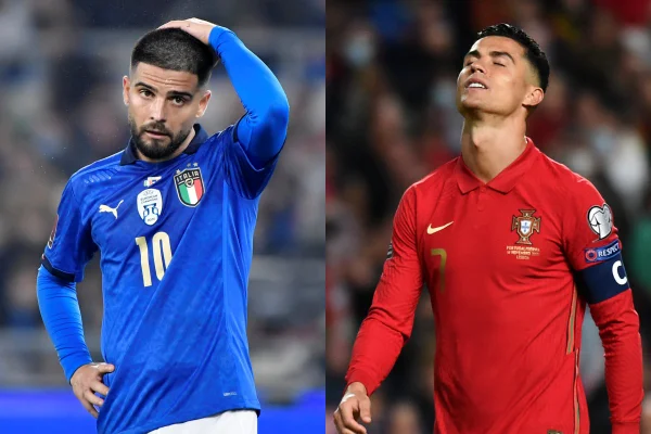 Insigne e Cristiano Ronaldo