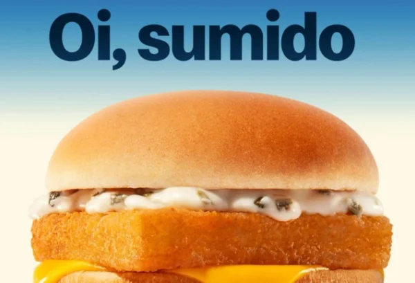 imagem colorida promocional da volta do McFish ao cardápio do McDonald's -- Metrópoles