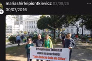 Maria Shirlei Piontkievicz publica mensagens contra Lula e o STF na redes sociais